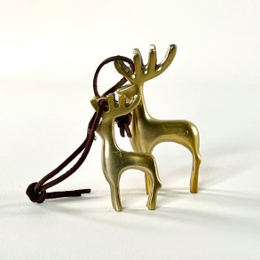 Gylden hjort (s�t a' 2 stk samlet) m/oph�ng