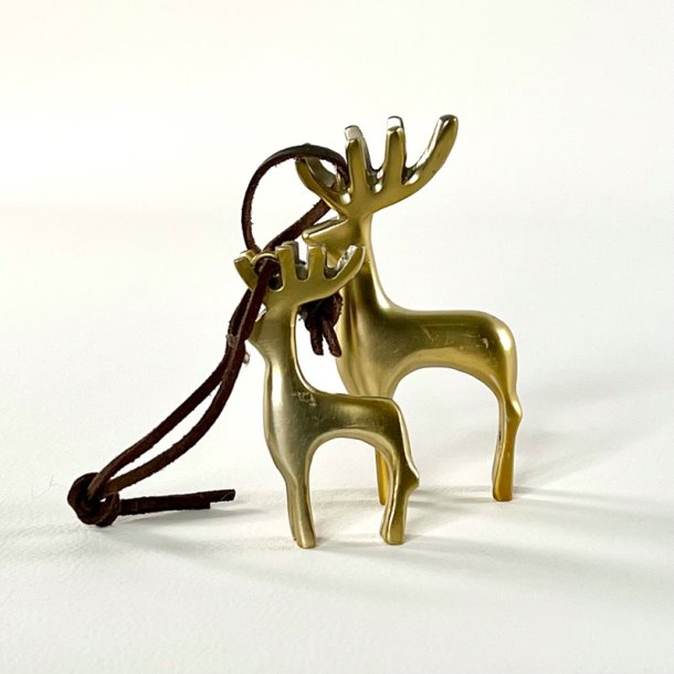 Gylden hjort (s�t a' 2 stk samlet) m/oph�ng
