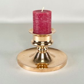 Lysestage - vintage, malm til bloklys