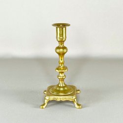 Messing lysestager - assorterede m/patina 