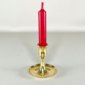 Messing lysestage - med underskl 