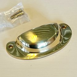 Klassisk apotekergreb - messing