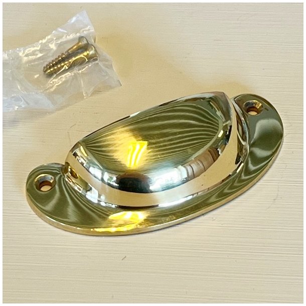 Klassisk apotekergreb - messing