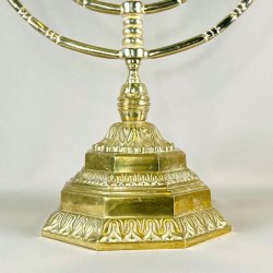 Kirkestage (Menorah) - 7-armet lysestage (Nr.2)