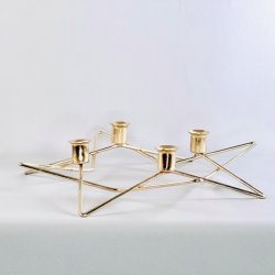 Adventsstage - messing stjerne