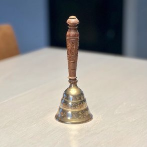 Klokke - messing med trhndtag