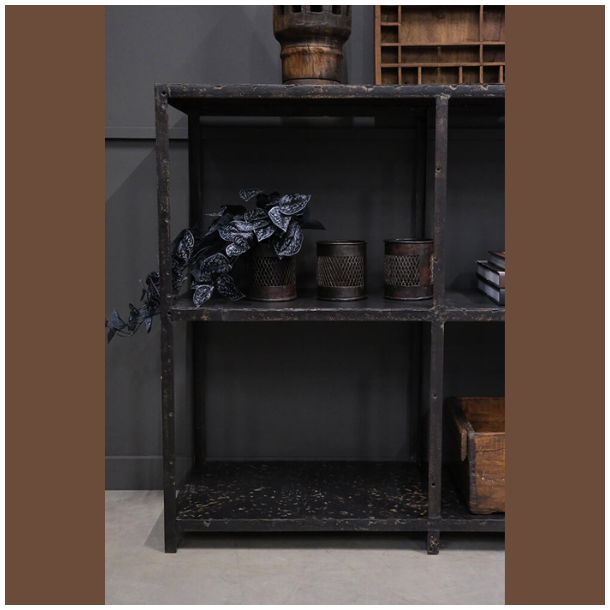 Mercer beholder i metal m/mesh