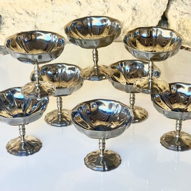 Isskle i metal (st a' 8 stk) 