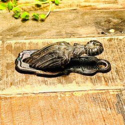 Stor clips i metal - fransk vintage 