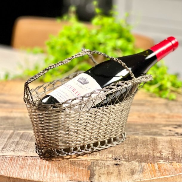 Vinflaskeholder i metal  