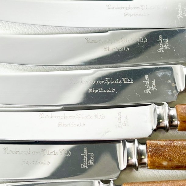 Knive - middagsknive (11 stk samlet) fra Sheffield 