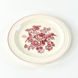 Tallerken middags �23,5 - Gustavsberg Asiatic r�d