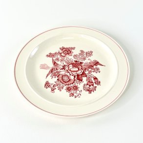 Tallerken middags �23,5 - Gustavsberg Asiatic r�d