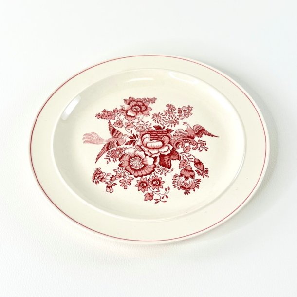 Tallerken middags �23,5 - Gustavsberg Asiatic r�d