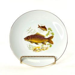 Fisketallerkener (6 stk samlet) - middagstallerkener, Bareuther Bavaria