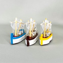 Fiskekutter - mini (ske m/6 stk) 