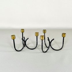 Trearmet mini lysestage til kertelys 