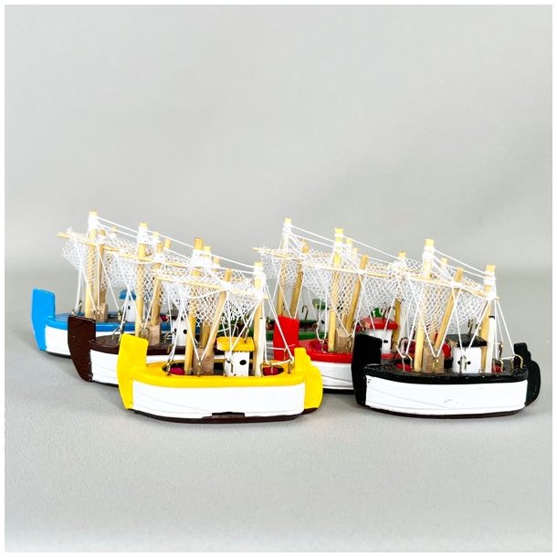Fiskekutter - mini (ske m/6 stk) 