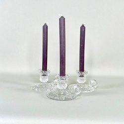 Kammerstage i  glas - mini til kertelys