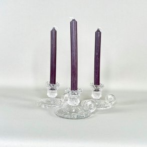 Kammerstage i  glas - mini til kertelys