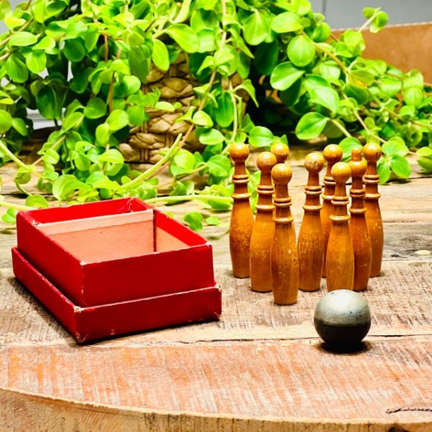 Miniature keglespil - vintage legetj