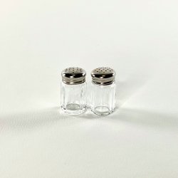 Mini salt &amp; peber s�t med metal-top