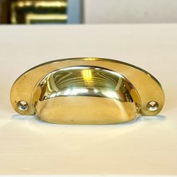 Klassisk apotekergreb - messing