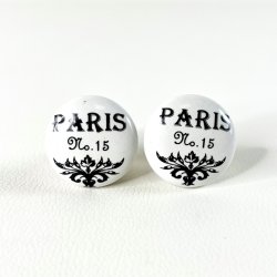 M�belknop - porcel�n, Paris No. 15 