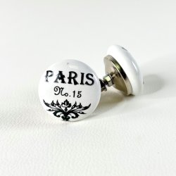 M�belknop - porcel�n, Paris No. 15 