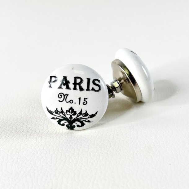 M�belknop - porcel�n, Paris No. 15 