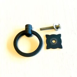 Mbelgreb - hngegreb, ring, sort metal 