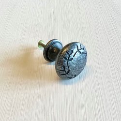 Mbelknop - tin m/bladmnster