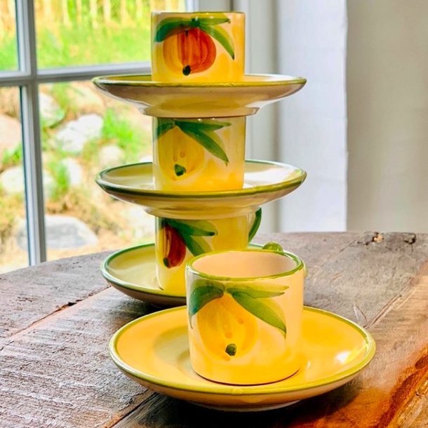 Mokka kopper (4 stk) - italienske