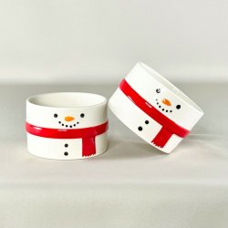 Juleskle (st a' 2 stk samlet) - snemand