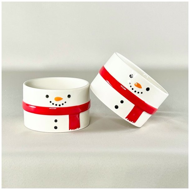 Juleskle (st a' 2 stk samlet) - snemand