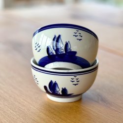 Morgenmadssk�le m/ hollandsk motiv (s�t a' 2 stk) 