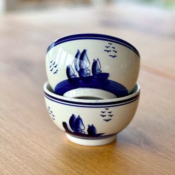 Morgenmadssk�le m/ hollandsk motiv (s�t a' 2 stk) 