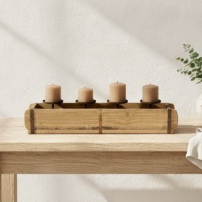 Murstensform med lysholder (Bloklys)