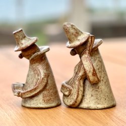 Musikanter i keramik (par)