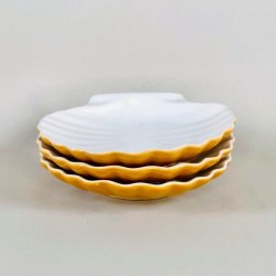 Muslingeskl - okker-gul