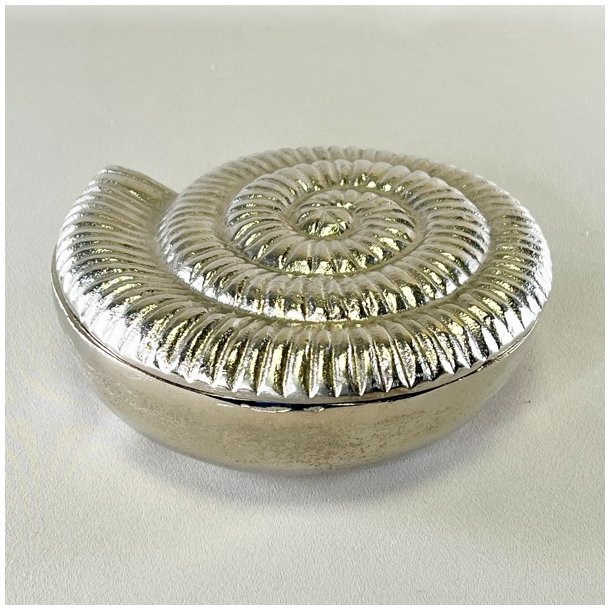 Muslingeformet skl m/lg - slv