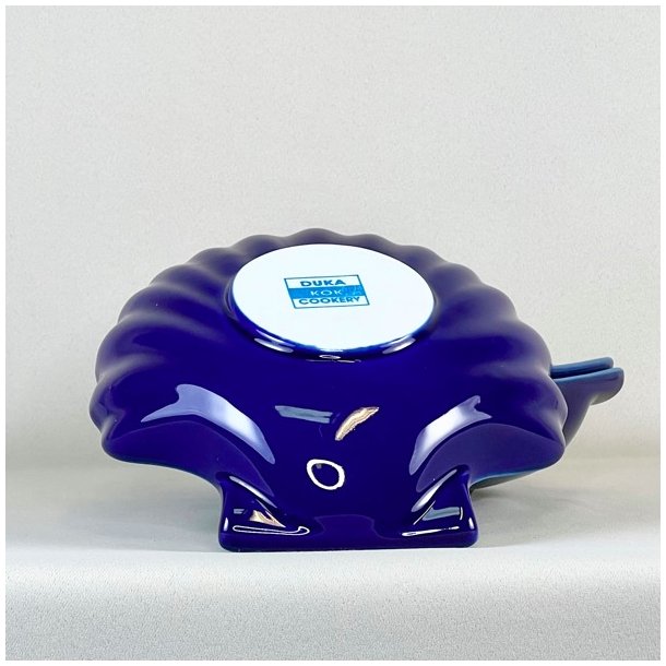 Muslingeskl - bl/hvid, ovnfast