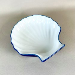 Muslingeskl - bl/hvid, ovnfast