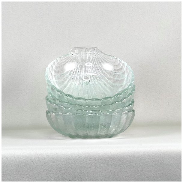 Muslingeskle i matteret glas