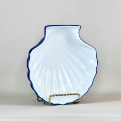 Muslingeskl - bl/hvid, ovnfast