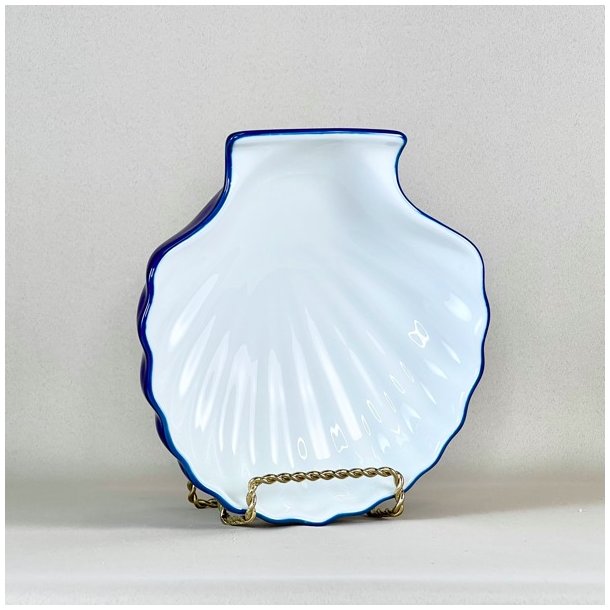 Muslingeskl - bl/hvid, ovnfast