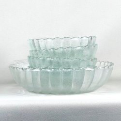 Muslingeskle i matteret glas