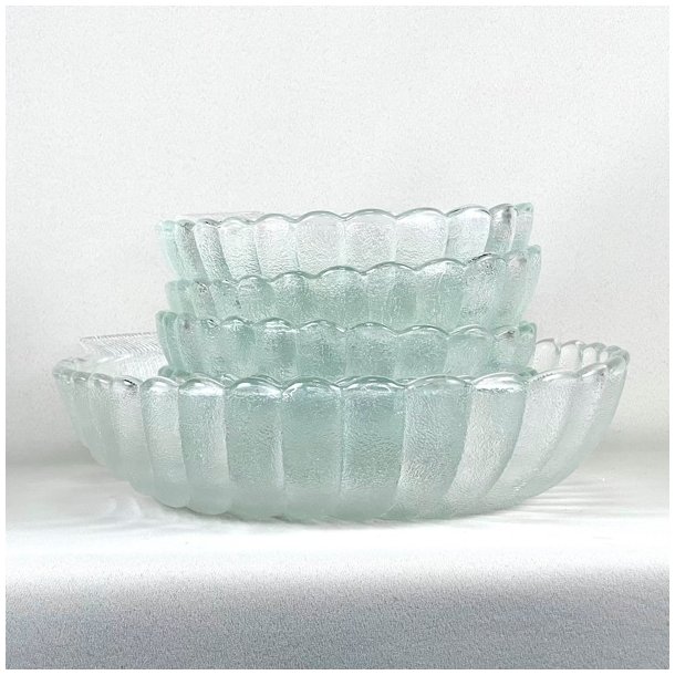 Muslingeskle i matteret glas