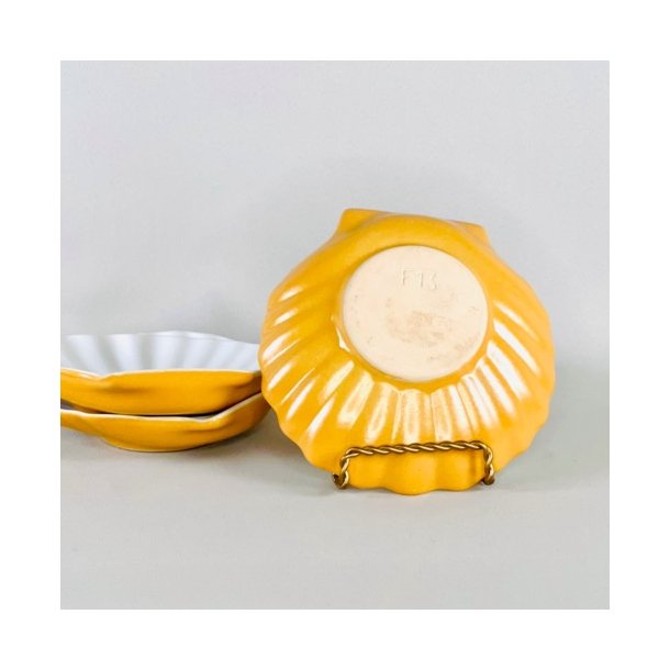 Muslingeskl - okker-gul