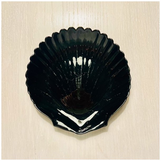 Muslingetallerkener - sort (st a' 3 stk) 